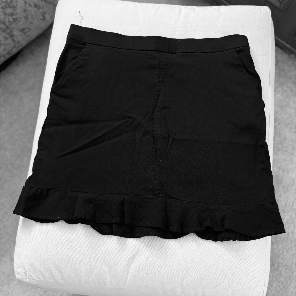 Counterparts, Black Scalloped Skorts, Size 10 - Picture 2 of 8